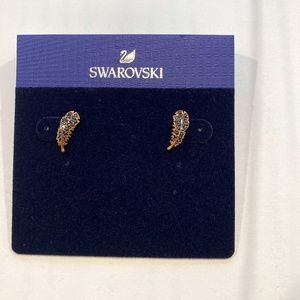 Swarovski "leaf" earrings